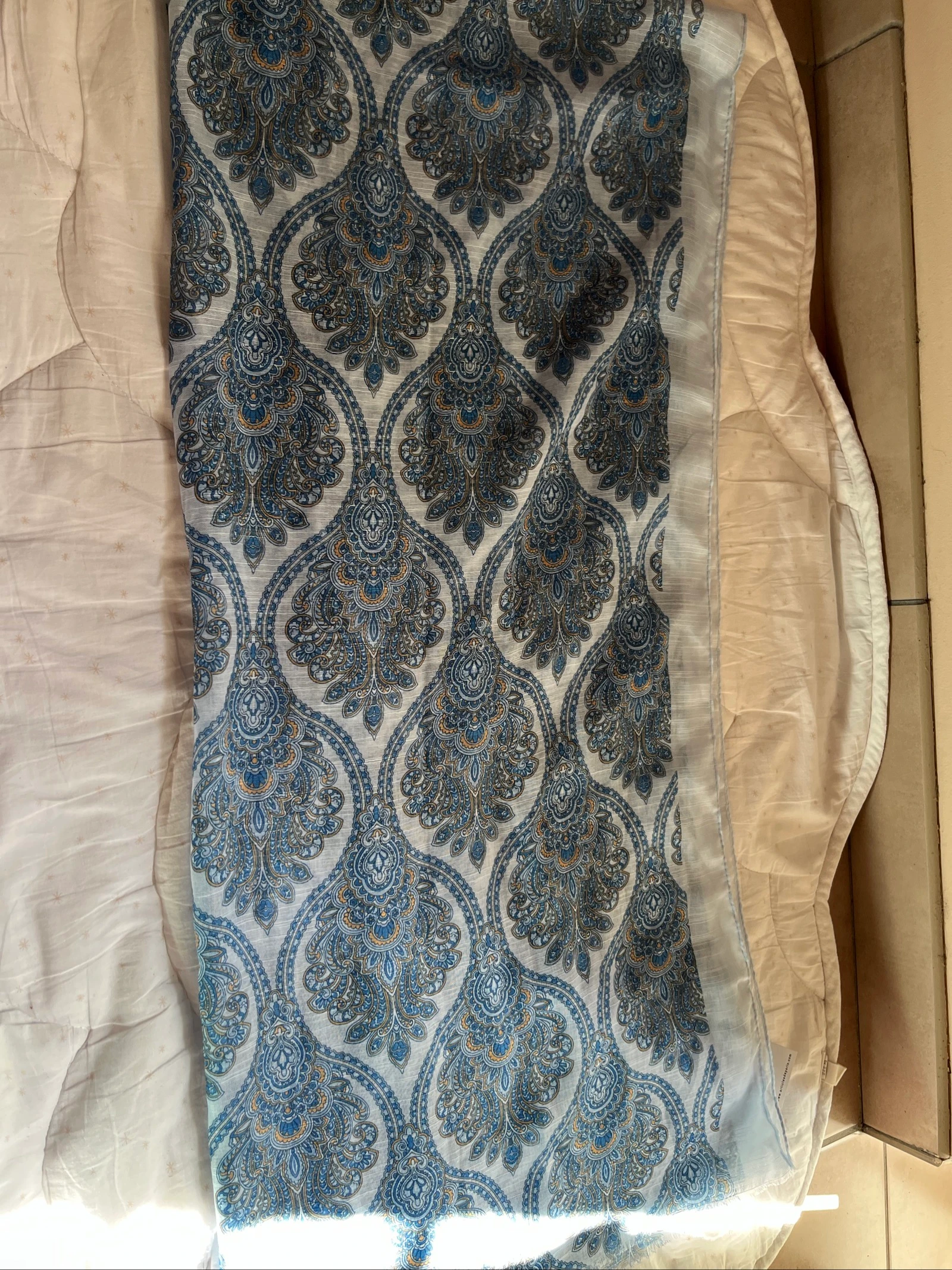 Lenço feminino azul novo – photo 2